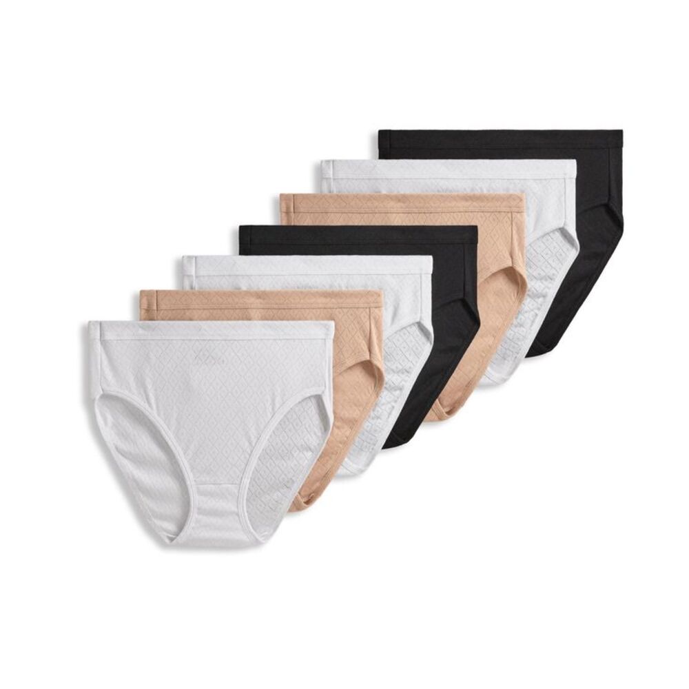 Jockey Women's Panties Sz 8 Elance Breathe Hi-Cut Panty Multi-colored